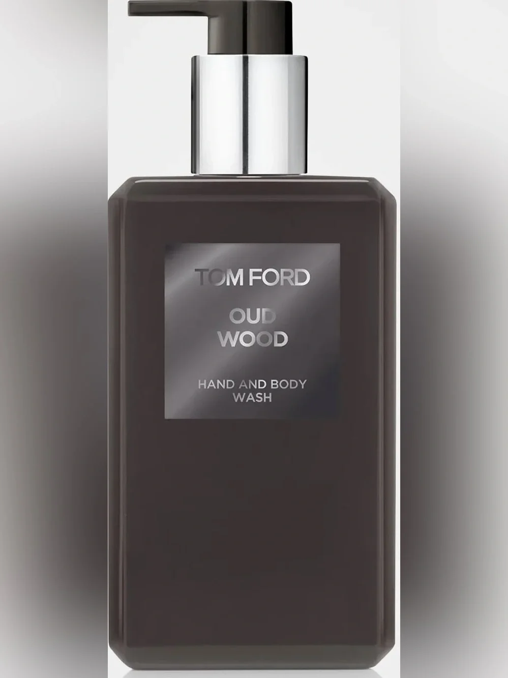 Tom Ford Oud Wood Hand & Body Wash — Dark Brown Bottle